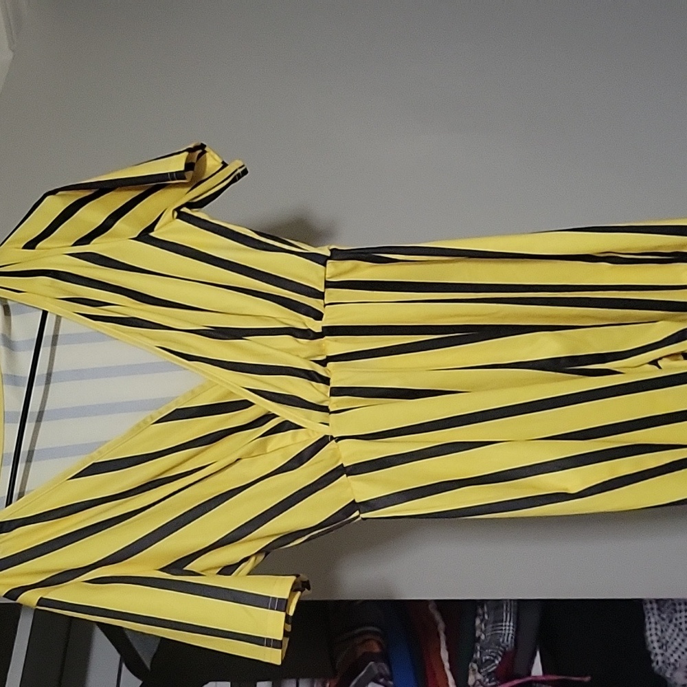 Large Black and Yellow Romper